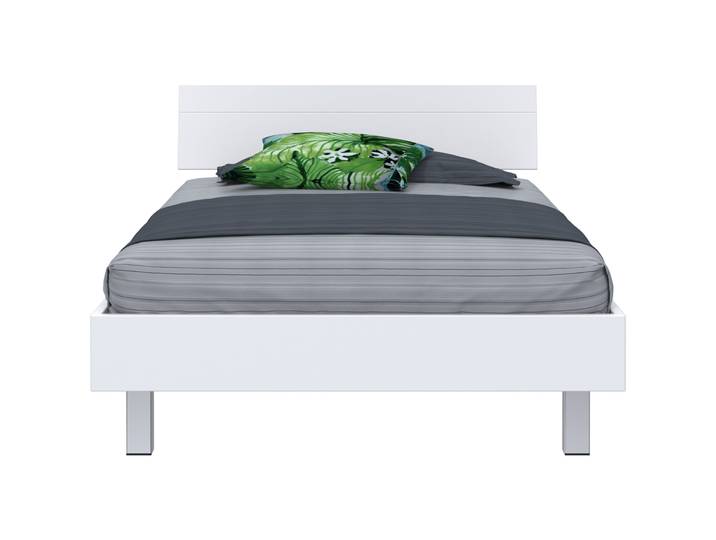 Bett Smart weiss MDF 120 x 200 cm - Bett