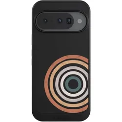 Nivocase Hülle für Google Pixel 10 Handyhülle NIVOcore Case Schwarz Kreise Regenbogen Wasserfarbe (Google Pixel 10), Smartphone Hülle, Mehrfarbig, Schwarz