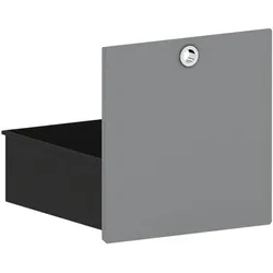 viasit Schubkasten-Einsatz für schmale Regale »System 4« grau, 37.5x37.5x37.5 cm