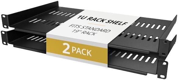 Startech - Hylla fÃ¶r rack - ventilerad cantilever, fÃ¶r skÃ¥p,