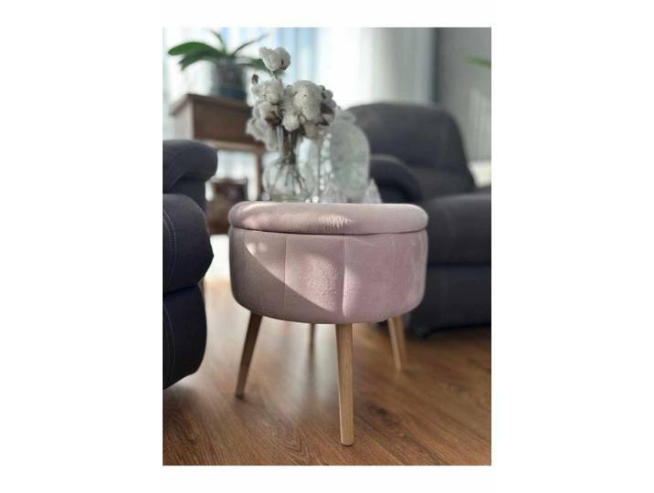 Skye Decor Pouf Bliss-Berlin (1-St., 1 Pouf), Mit Eschenholzbeinen