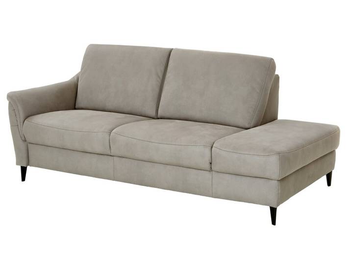 Beldomo Comfort Recamiere mit AT links KAMP, alu, Stoff