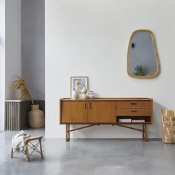 TV Schrank aus Teakholz Lowboard 160 Marcus