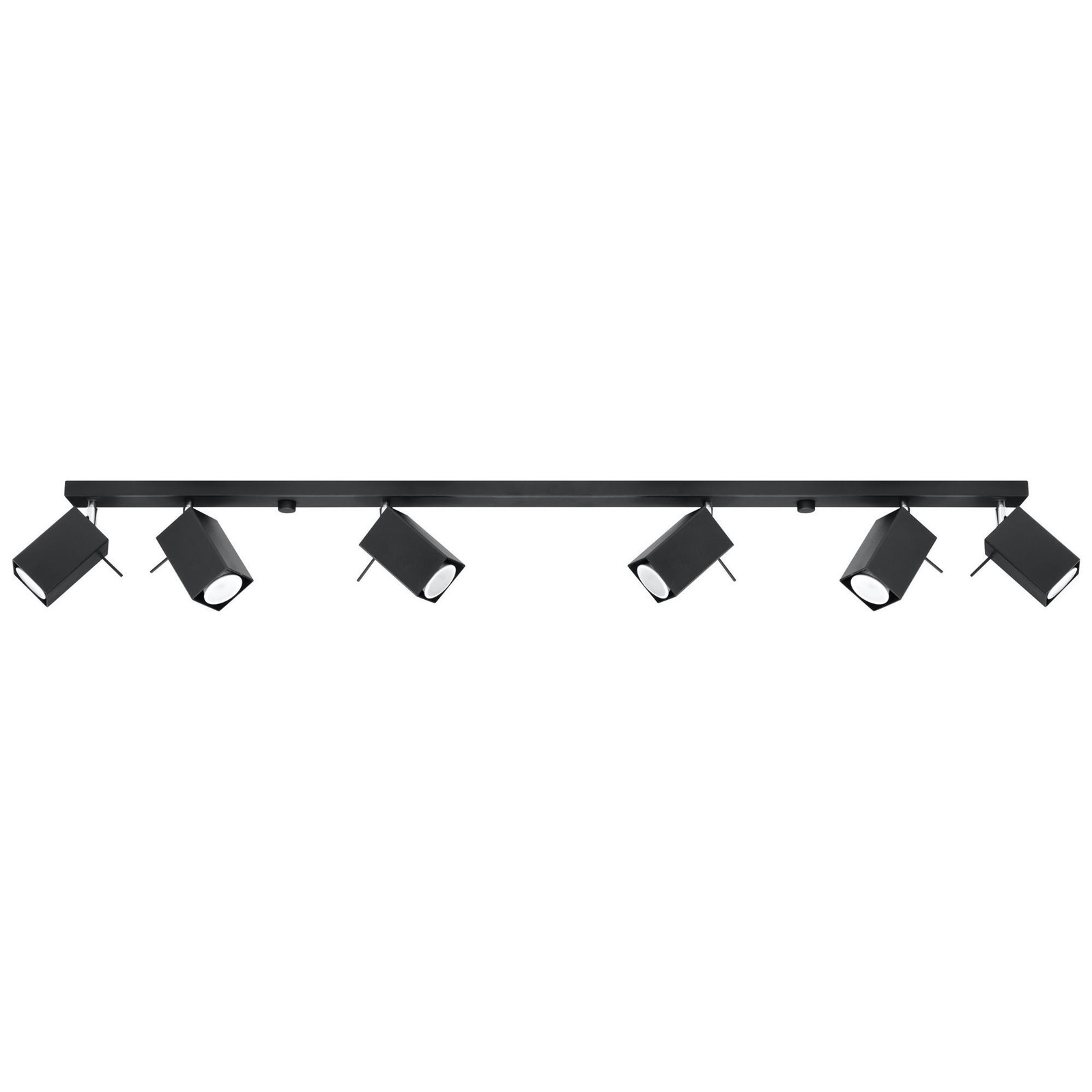Sollux Plafondlamp MERIDA 6L, zwart