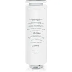 Arendo Ersatzfilter für Osmoseanlage, 7-stufiges Filter-System (5+2), bis 12 Monate/4000 L, Kalkschutz, Wasserfilter, Weiss