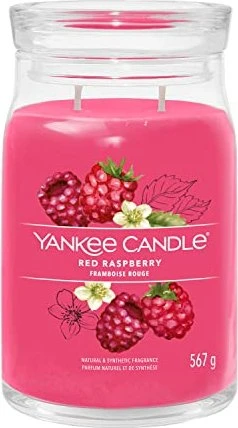 YANKEE CANDLE Signature Glas 2 Dochte Red Raspberry 567 g