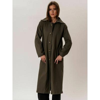 Outdoorjacke ITS MAY "ITS MAY Between season jackets Harper", Damen, Gr. S, olive, Obermaterial: 98% Baumwolle, 2% Elasthan, Jacken Outdoorjacke