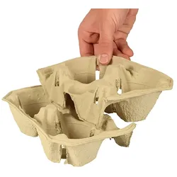 PAPSTAR 360 Tragetabletts, Pappe "To Go" 5 cm x 20 cm x 12 cm "Click & Carry" für 2 Becher