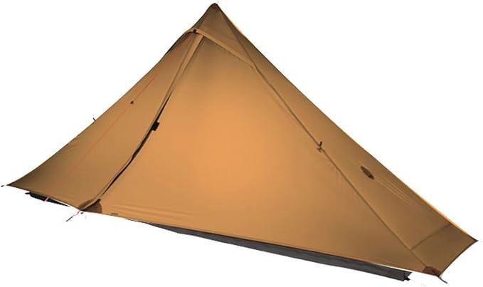 Pro Outdoor Ultraleichtes Campingzelt für 1 Person 3/4 Saison Professionelles 20D Nylon Doppelseitiges Silikonzelt Camping Trekking Kajak Klettern Wandern