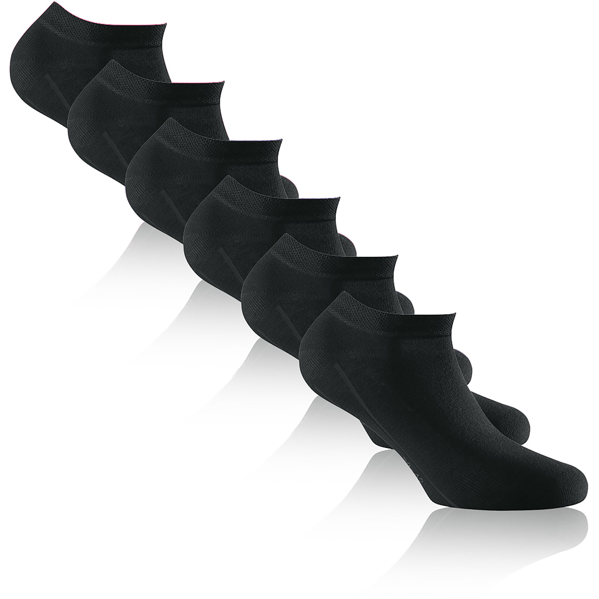 Rohner Sneaker 3er Pack Laufsocken schwarz Größe 43 Trailrunning | Laufen Atmungsaktiv