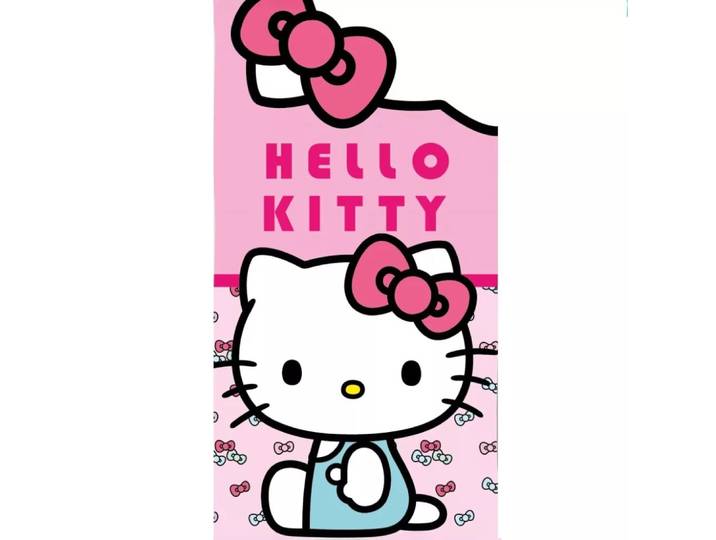 Hello Kitty strandlaken Lovely Day sneldrogend 70 x 140 cm - polyester