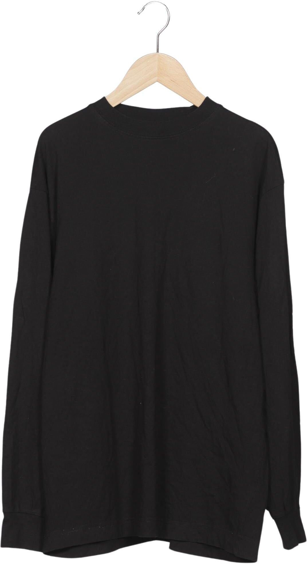 Weekday Damen Langarmshirt, Schwarz, Gr. S, Baumwolle - Second Hand