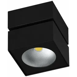 Rubyc Surface 14W Verstellbare LED-Wandleuchte, 40°-Schalter, Farbtemperatur 2700K/3200K/4000K, dimmbar, TRIAC, Mattschwarz - Beneito & Faure