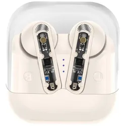 EKO TWS Bluetooth 5.3 Kopfhörer Modell Steeve (5 h, Kabellos), Kopfhörer, Gelb, Weiss