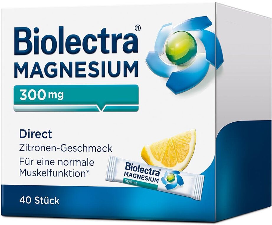 Biolectra Magnesium 300 mg Direct Zitrone