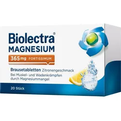 Biolectra Magnesium 365 Fortissimum Zitrone 20 ST
