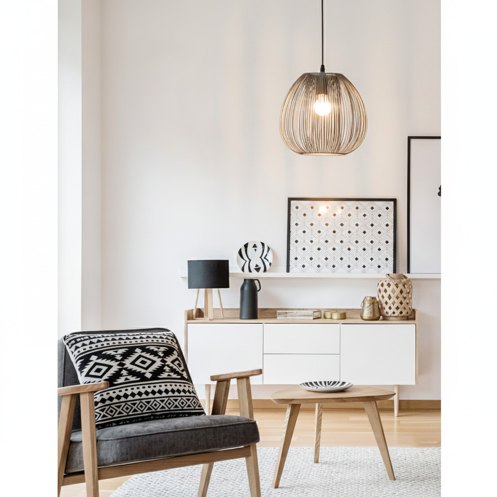 Lyora Hanglamp Desire grijs van aluminium en metaal