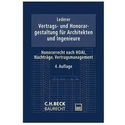 HOAI - Honorarmanagement bei Architekten- und Ingenieurverträgen, Fachbücher von M.-Maximilian Lederer