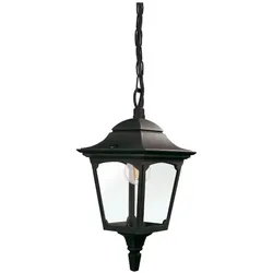 Elstead Lighting Chapel Mini Kettenpendelleuchte Schwarz Außenleuchte E27 IP44