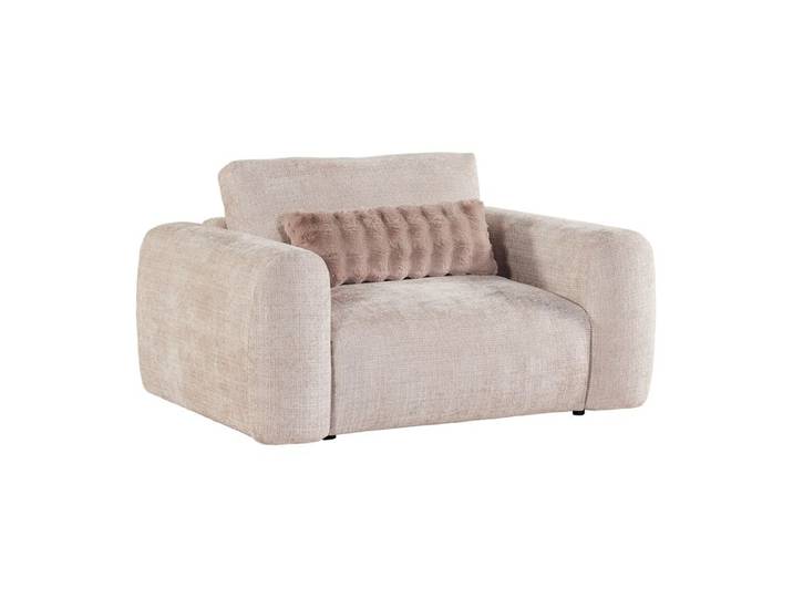 Fauteuil BELLO tissu grege