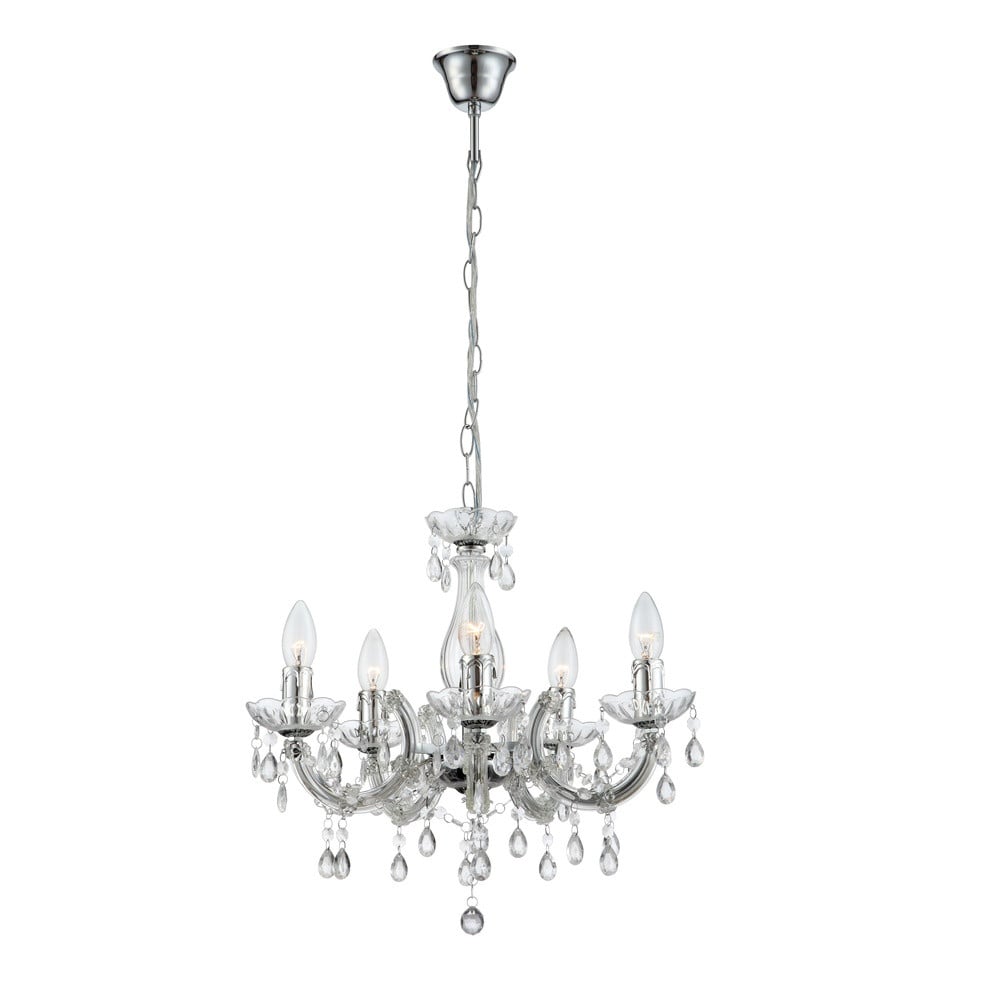 Globo Lighting Kroonluchter Cuimbra II Chroom