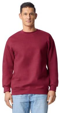 Gildan G190 Hammer Maxweight Crewneck Sweatshirt in Garnet size 4XL   75% us cotton, 25% recycled polyester