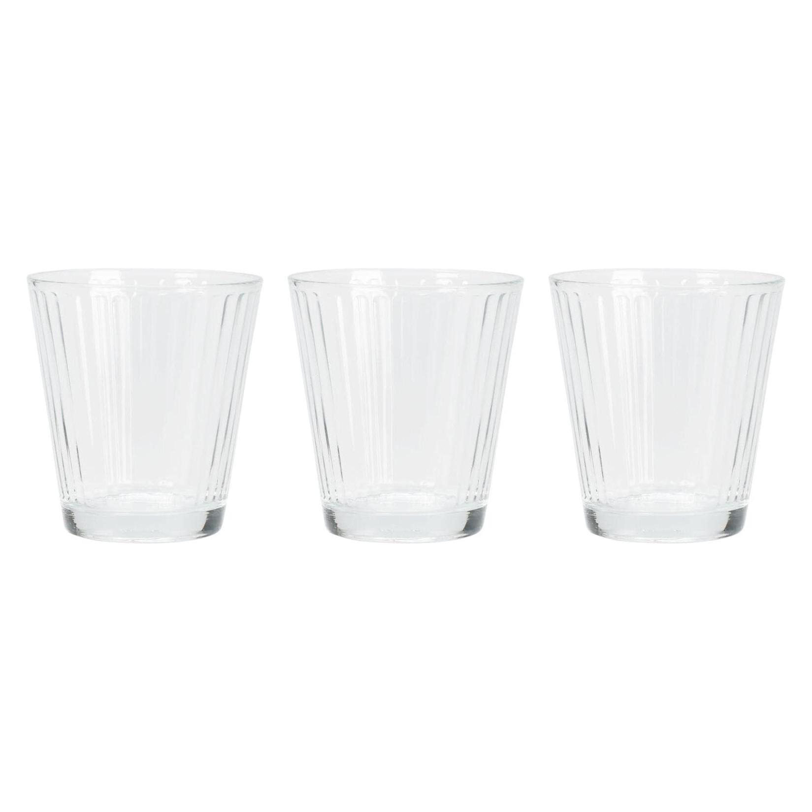 Furber Trinkglas 230 ml, 3 Stück, Transparent, Glas Typ (0.23 l, 3x) (YE6000310)