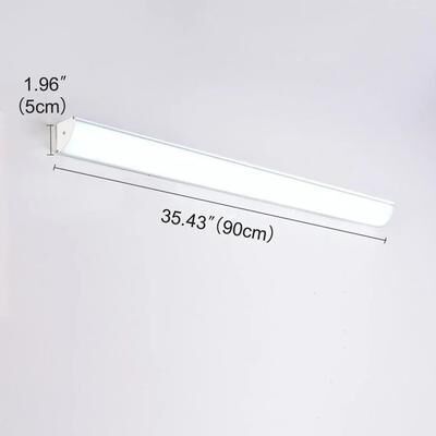 Inspire Curations Minimalist Long Strip Outdoor Wall Light With Motion Sensor Waterproof LED Garden Sconce white90cm No Sensor Remote Dim