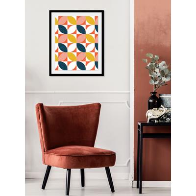 Bild QUEENCE "Samuel", bunt (farbe rahmen: schwarz, farbe bild(er): bunt), B:50cm H:70cm, Acrylglas, Holz, Papier, Bilder, Bild, HD Premium Poster-Druck inkl. Holzrahmen