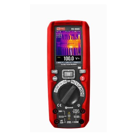 RS PRO RS-9889 Bluetooth Hand Multimeter, CAT III, CAT IV 1000V ac / 10A ac, 60MΩ (CAT III, CAT IV, Hand-Multimeter) (1799512)
