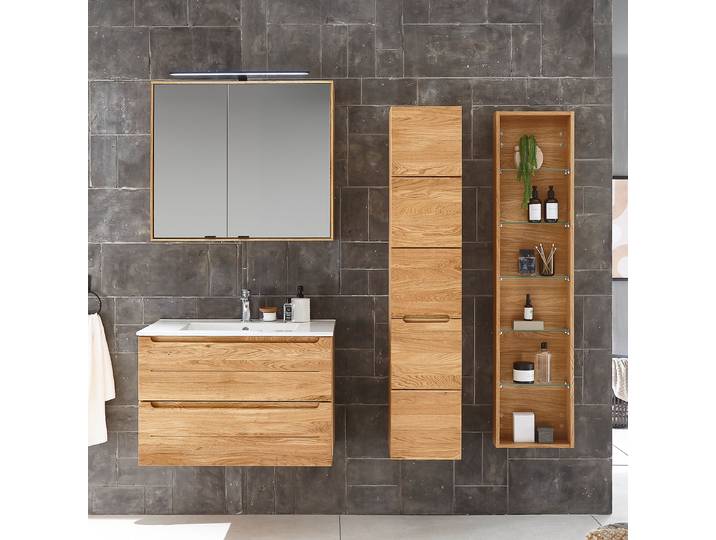 Badset 4-teilig Kombi E 146 x 47cm Braun