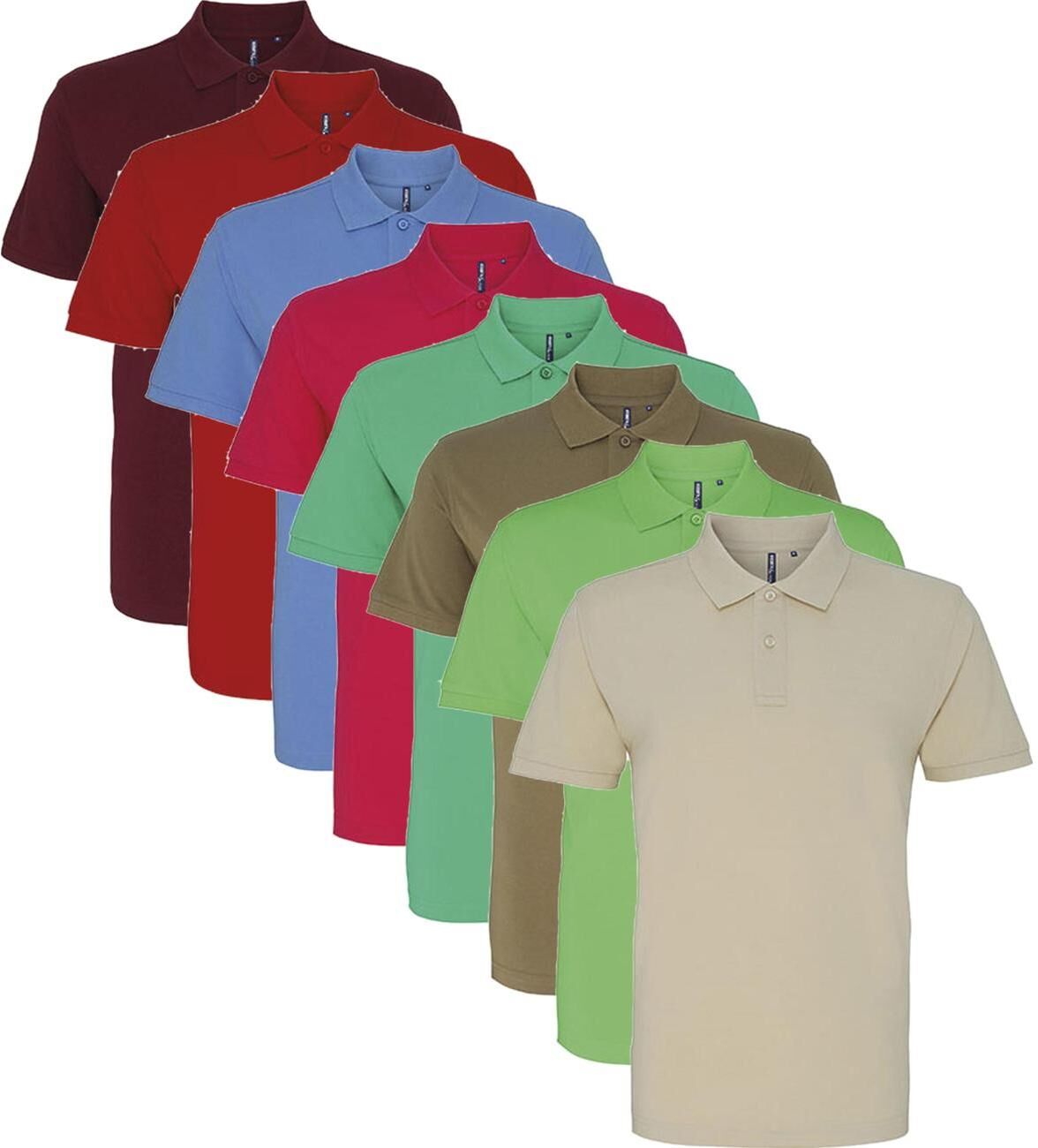 Asquith & Fox Aq010 Poloshirts Pink Carnation Xxl