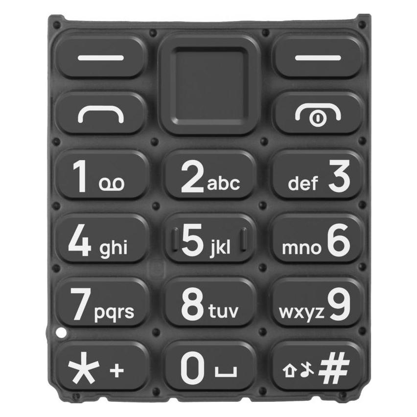 HMD Latin Keyboard fur 105 / Nokia 105 (2024), Black (62435134)