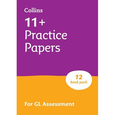11+ GL English, Maths, Verbal Reasoning and Non-Verbal Reasoning Practice Papers Pack (with 12 Practice Papers books), Taschenbuch von Collins 11,