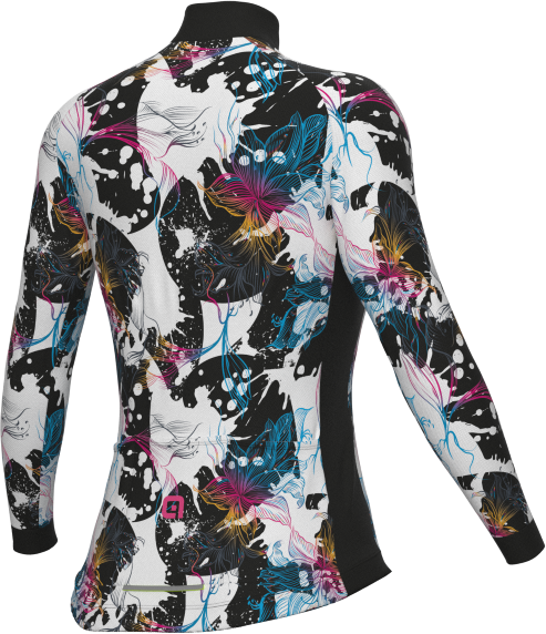 ALE' Maglia invernale ciclismo donna  SOLID CHIOS bianco