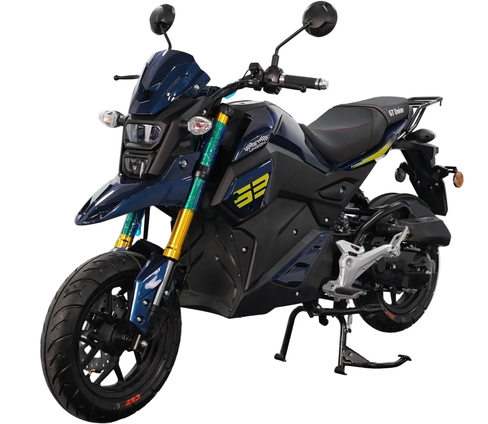 Motorroller Hammer 50ccm 45 km/h Euro 5, blau-schwarz GT Union