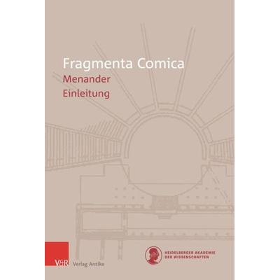 FrC 24.1 Menander, Gebundene Ausgabe von Niklas Holzberg, Vandenhoeck + Ruprecht, 978-3-949189-93-7