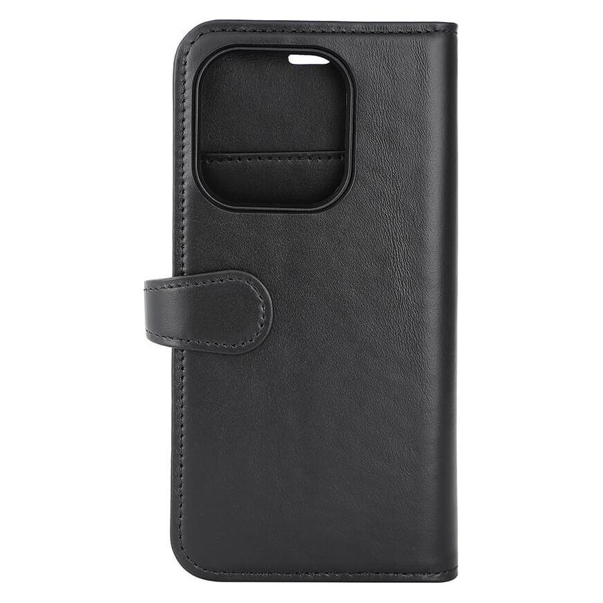 Carl BUFFALO 2in1 Leder 3-Karten-Mag-Serie iPhone 15 Pro Schwarz (Apple iPhone 15 Pro) (590121)