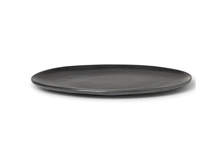 Ferm Living Assiette Flow 27 cm Black