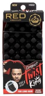 Kiss Premium Twist King Medium Curved Escova Borracha