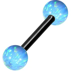 Chirurgenstahl Barbell SYNTHETISCHE OPALE