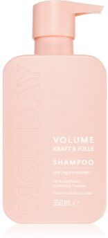 MONDAY Volume champô hidratante para cabelos fortes 350 ml. Volume