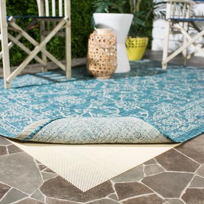 SAFAVIEH Indoor Outdoor Non Slip Anti Skid Grippy Stay in place Rug Pad, Stable on all Hard Floors