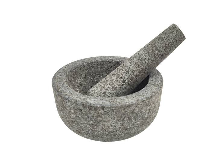 Mörser mit Stössel Marmor 14 x 7 cm