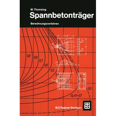 Spannbetonträger, Taschenbuch von Martin Thomsing, Vieweg & Teubner, 978-3-519-05230-2