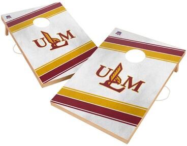 Skip's Garage Louisiana Monroe Warhawks Regulation 2x4 Cornhole Set