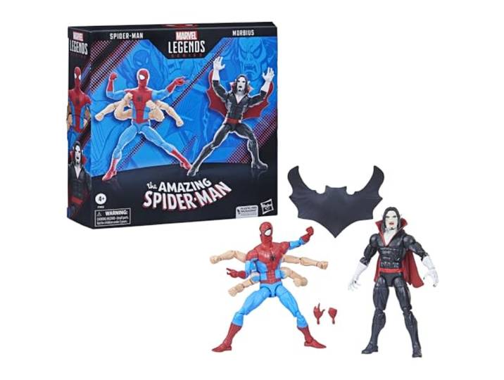 The Amazing Spider-Man Marvel Legends Pack 2 figuren Spider-Man & Morbius 15 cm