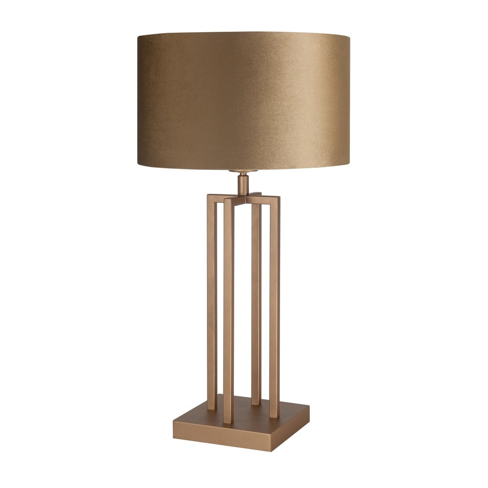 Highlight Tafellamp Modena koper brons met metalen details