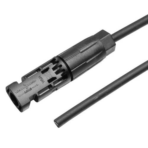 Weidmüller 3018430250 Solaranlagen Anschluss Anschlusskabel Schwarz 2.5m
