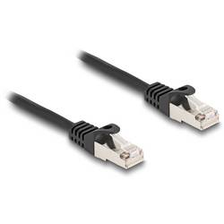 Delock 80186 RJ50 Patchkabel Kabel S/FTP 0.50 m Schwarz doppelt geschirmt 1 St.